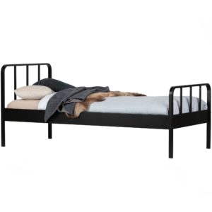 Mees Bed Metaal Zwart 90×200 Cm